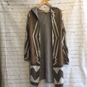 Sun and shadow (Nordstrom) hooded sweater -NEW